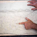 Albert Montserrat at work in his studio